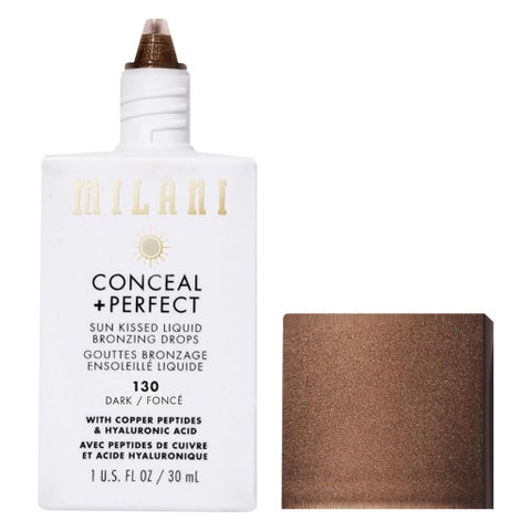Milani Conceal + Perfect Sun Kissed Liquid Bronzing Drops - Dark/130