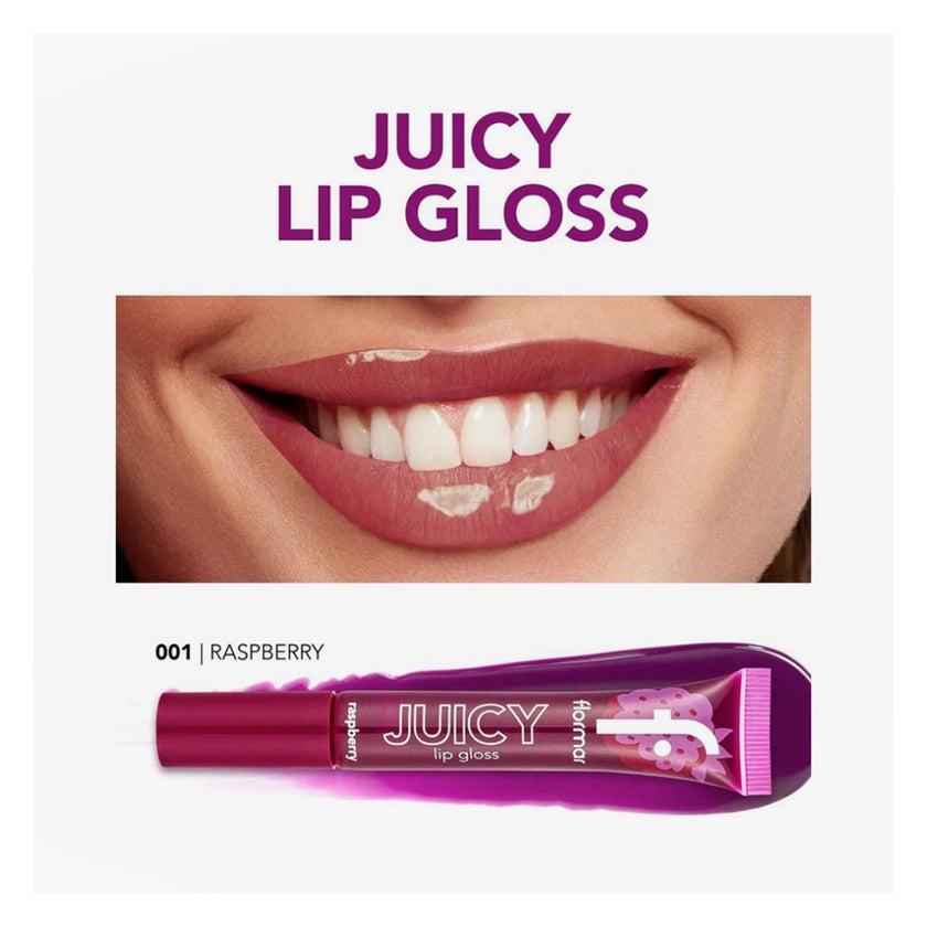 Flormar Juicy Lip Gloss - Raspberry/001