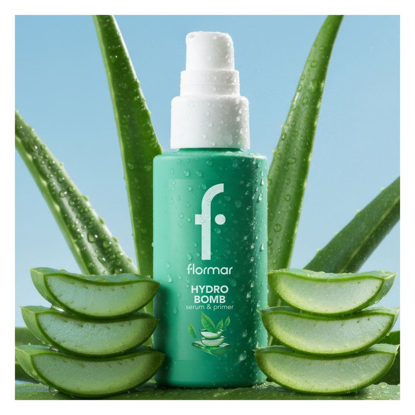 Flormar Hydro Bomb Radiance Serum & Primer -Transparan/002