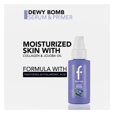 Flormar Dewy Bomb Serum & Primer - Transparan/003