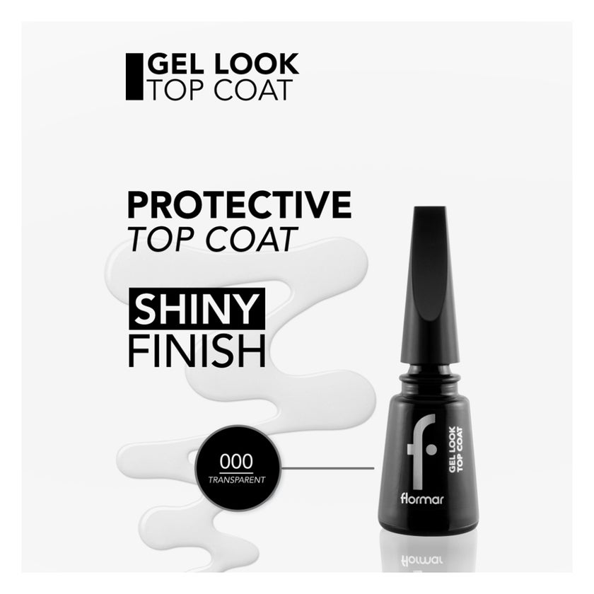 Flormar Nail Care Gel Look Top Coat