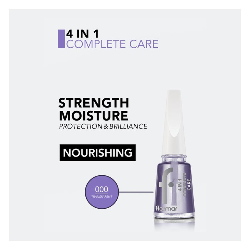 Flormar 4-in-1 Complete Nail Care Base & Top Coat