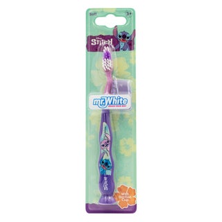 Mr.White Soft Toothbrush With Suction Cup, Stitch Design