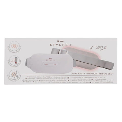 Stylpro 2-in-1 Heat & Vibration Thermal Belt - Period Cramp Soother