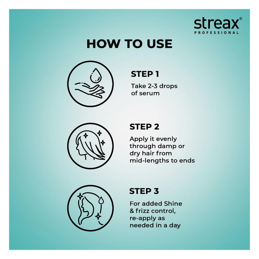 Streax Professional Vitariche Gloss Hair Serum - 200ml