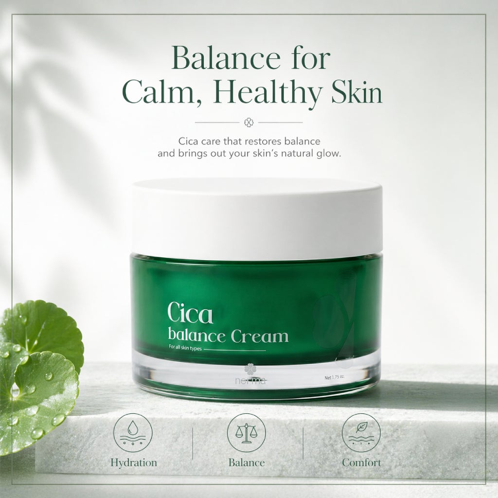 フェイスクリーム poai Balancing Act Cream Norina Cica Balance Cream, All Skin Types - 50g - myAster