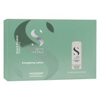 Alfaparf Milano Semi Di Lino Scalp Renew Energizing Lotion 10ml, Anti-Hair Loss - 12 Ampoules