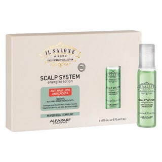Alfaparf Milano Il Salone Scalp System Energize Lotion 13ml, Anti-Hair Loss - 6 Ampoules