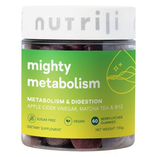Nutrili Mighty Metabolism & Digestion Gummies, Berry-Lychee - 60 Gummies