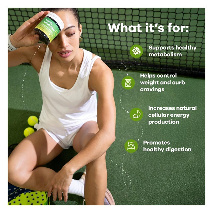 Nutrili Mighty Metabolism & Digestion Gummies, Berry-Lychee - 60 Gummies