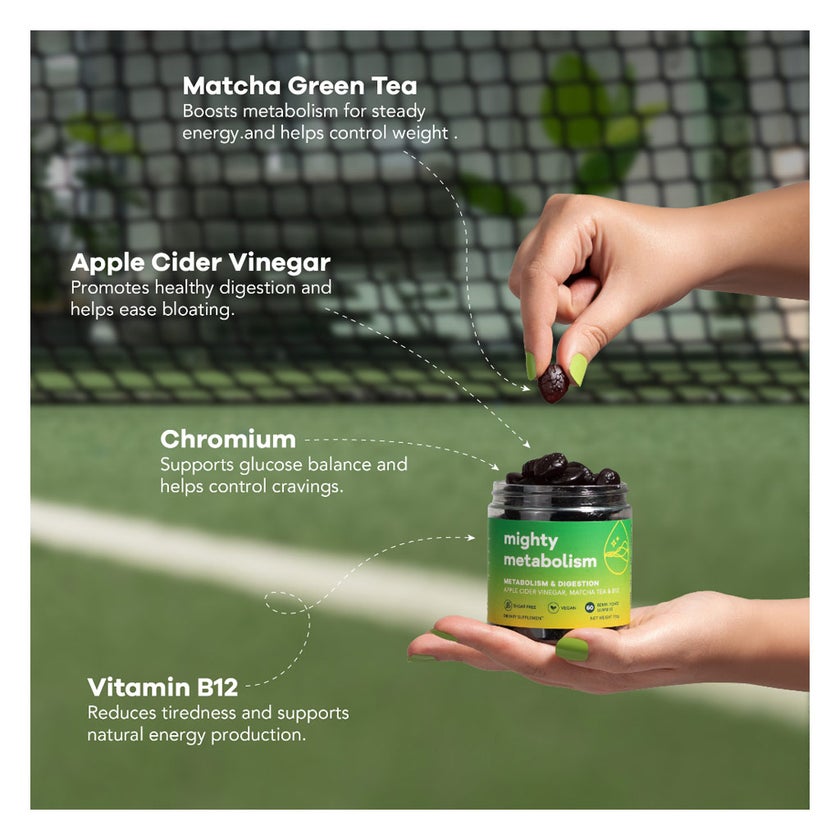 Nutrili Mighty Metabolism & Digestion Gummies, Berry-Lychee - 60 Gummies