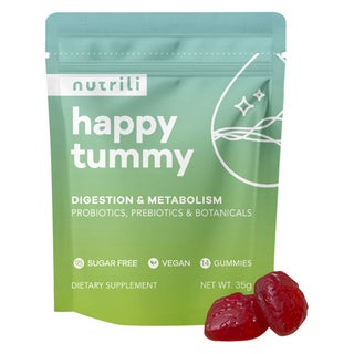 Nutrili Happy Tummy Gummies, Digestive Support - 14 Gummies