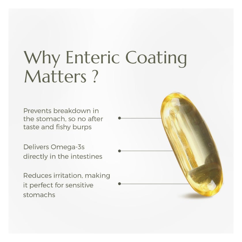 B'spoke 4.4X Strength Omega 3 Capsules, Fish Oil - 60 Capsules