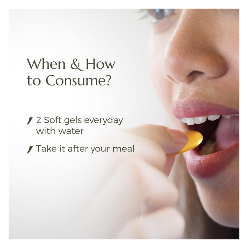 B'spoke 4.4X Strength Omega 3 Capsules, Fish Oil - 60 Capsules