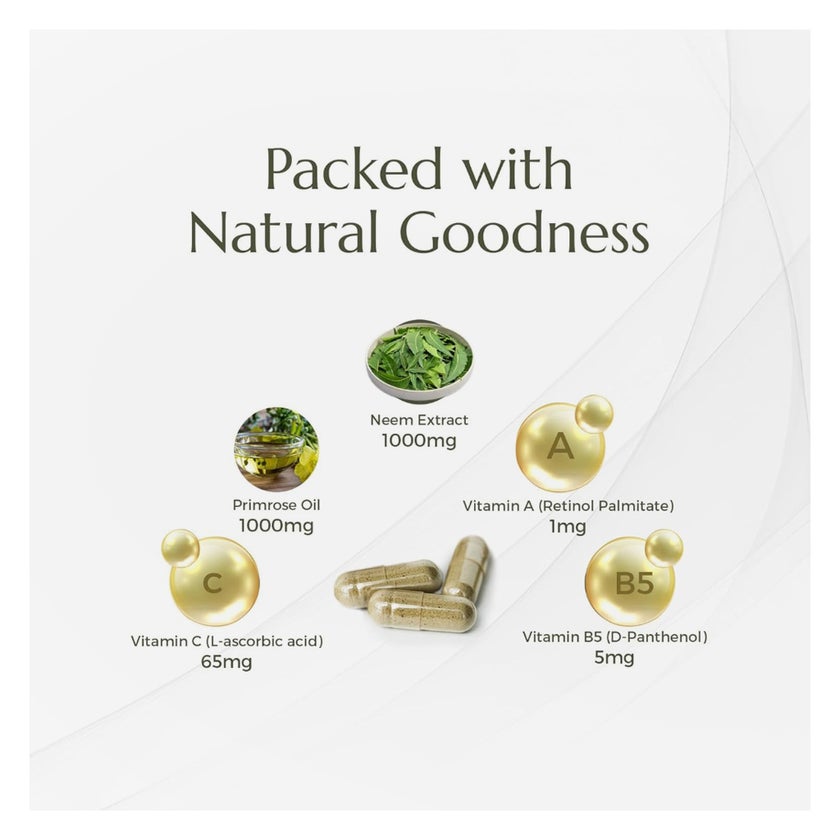 B'spoke Anti-Acne Capsules, Clear Skin - 60 Capsules