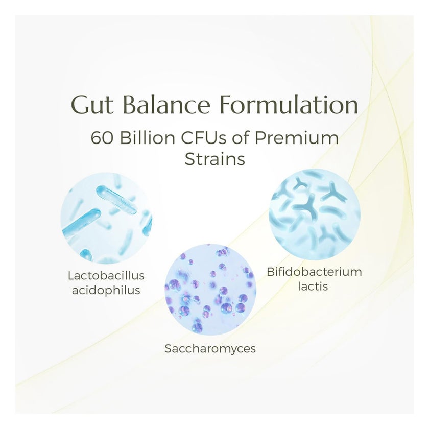 B'spoke Probiotic & Prebiotic Blend Capsules, Gut Balance - 30 Capsules