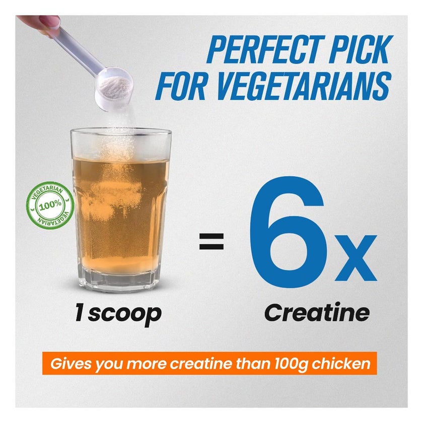 Fast&Up Creatine Monohydrate 3000 Powder, Unflavored - 250g