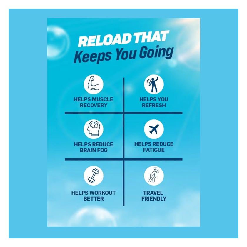 Fast&Up Reload Electrolyte Effervescent, Orange - 20 Tablets