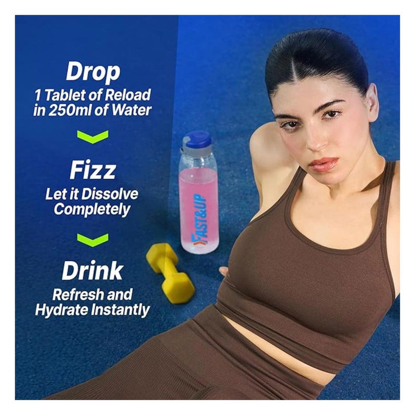 Fast&Up Reload Electrolyte Effervescent, Mixed Berry - 20 Tablets