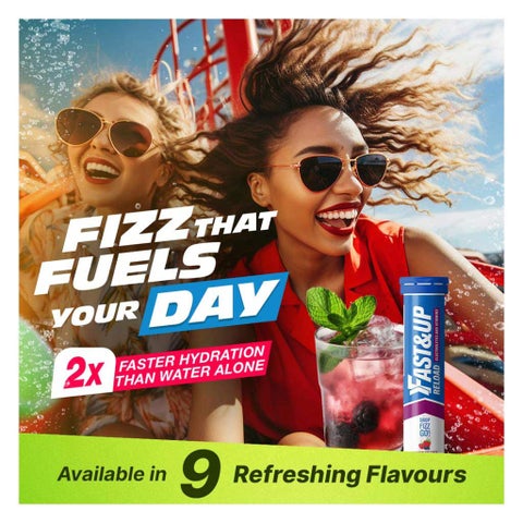 Fast&Up Reload Electrolyte Effervescent, Mixed Berry - 20 Tablets