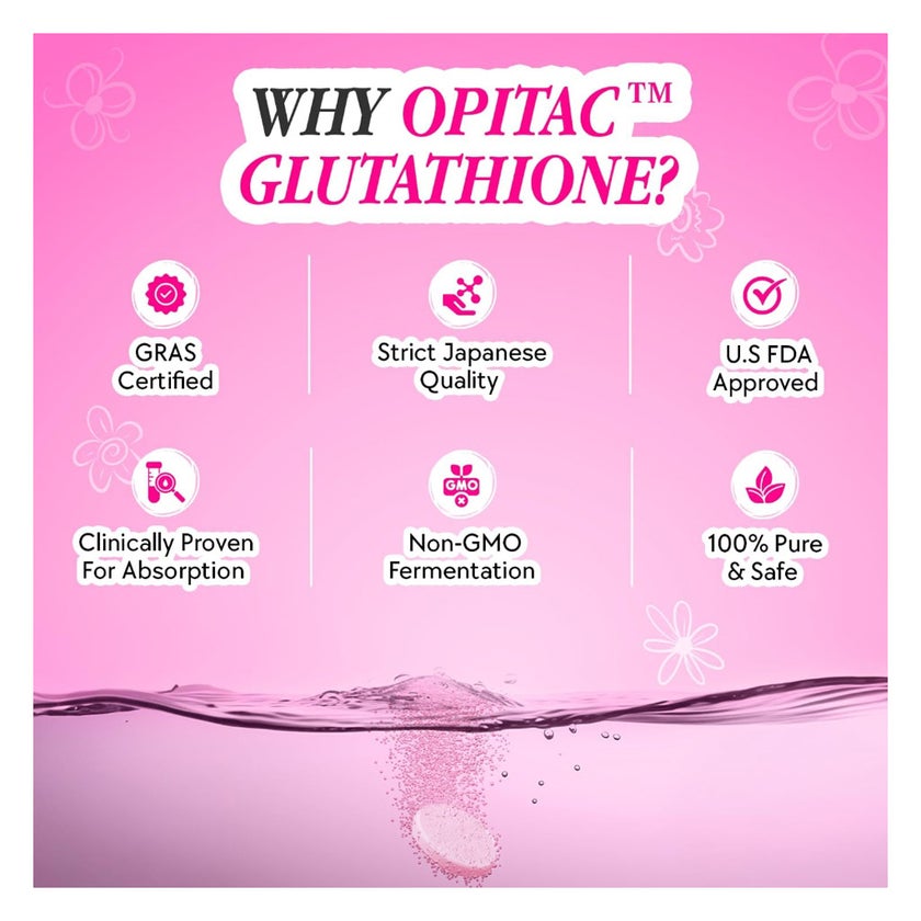 Chic Nutrix Glow Skin Radiance Effervescent, Strawberry Lemon - 20 Tablets