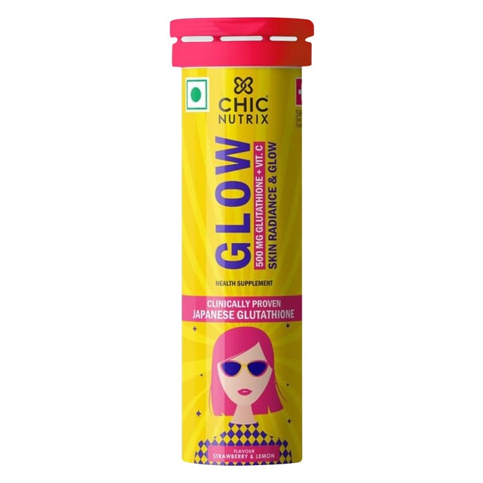 chic glow glutathione Buy Chicnutrix Glow 500mg Effervescent Tablets main image 1