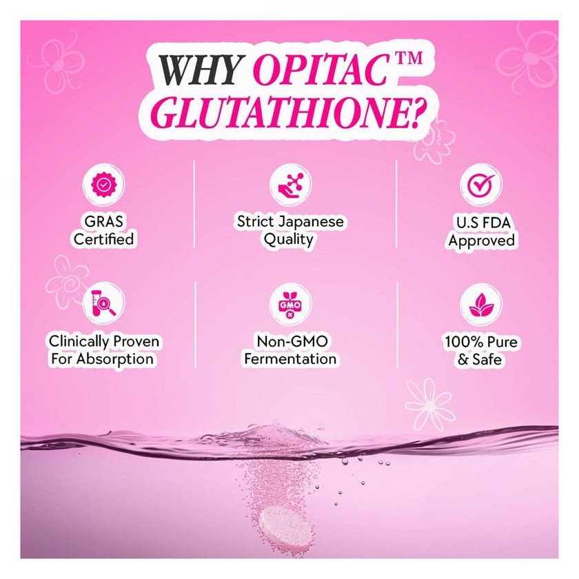 Chic Nutrix Glow Skin Radiance Effervescent, Strawberry Lemon - 10 Tablets