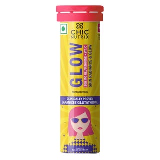 Chic Nutrix Glow Skin Radiance Effervescent, Blackcurrant - 10 Tablets