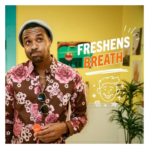 The Breath Co. Fresh Breath Mouth Wash, Mild Mint - 500ml