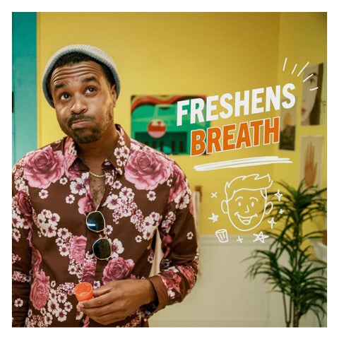 The Breath Co. Fresh Breath Mouth Wash, Sparkle Mint - 500ml