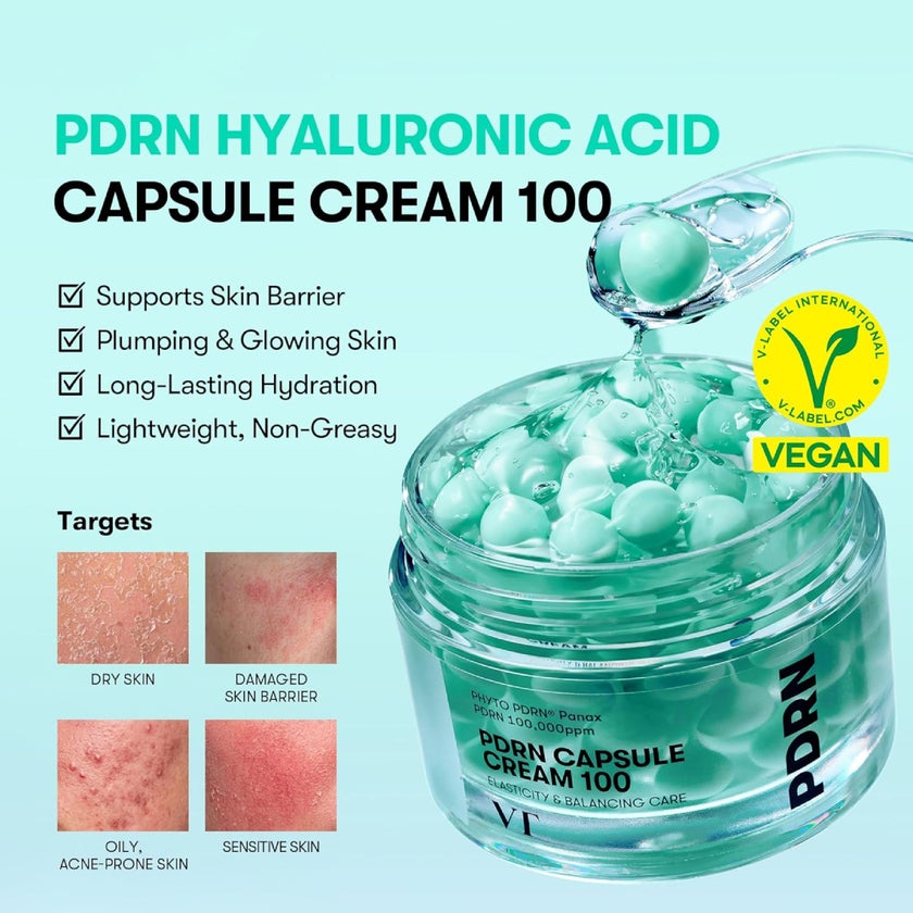 VT Cosmetics PDRN 100 Capsule Cream - 50ml