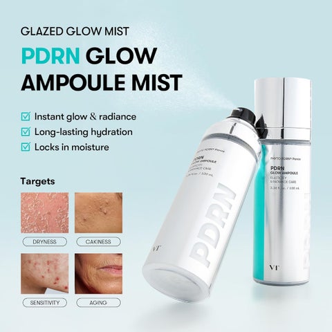VT Cosmetics PDRN Glow Ampoule Mist Spray - 100ml