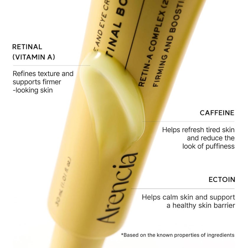 Arencia Retinal Booster Shot, Face & Eye Cream - 30ml