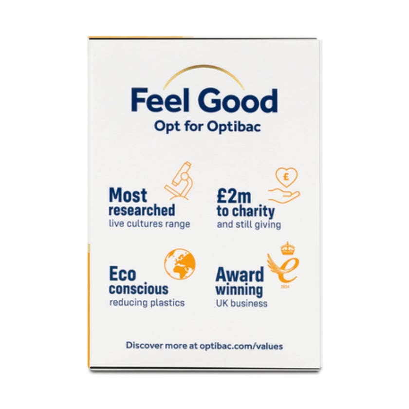 Optibac Travel Abroad Probiotics Capsules, Digestive Support - 20 Capsules