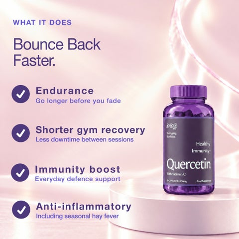 NMN Bio Quercetin 250mg Vitamin-C Capsules - 60 Capsules