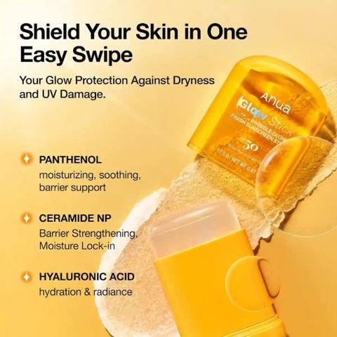 Anua Invisible Glow Finish SPF 50 Sunscreen Stick - 18g