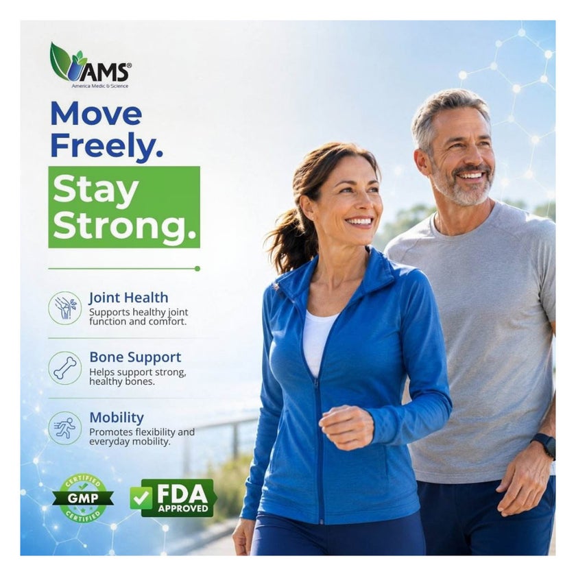 AMS Osteo Plus Coated Caplets, Joints Support - 96 Caplets