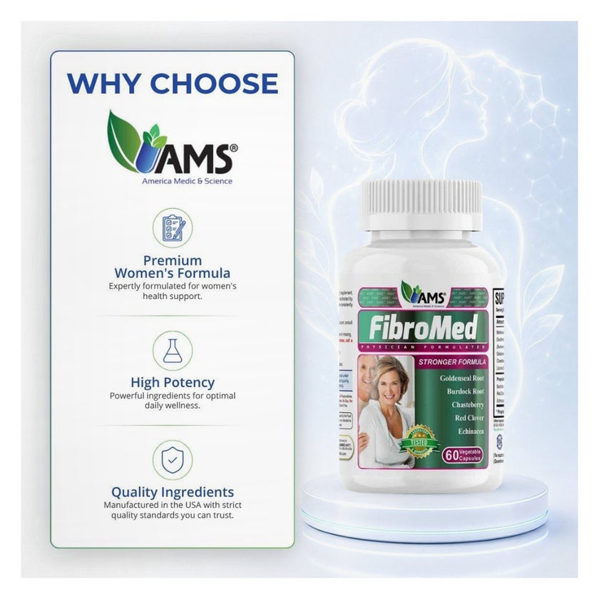 AMS Fibromed Women Capsules - 60 Capsules