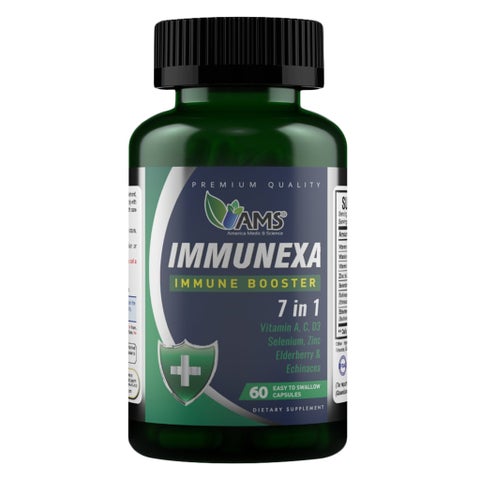 AMS Immunnexa 7-In-1 Capsules, Immune Booster - 2 x 60 Capsules