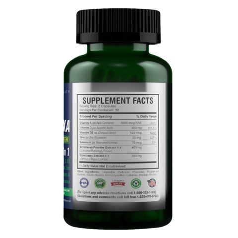 AMS Immunnexa 7-In-1 Capsules, Immune Booster - 2 x 60 Capsules