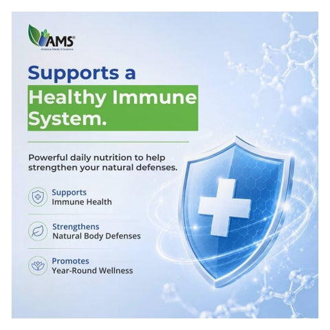 AMS Immunnexa 7-In-1 Capsules, Immune Booster - 2 x 60 Capsules