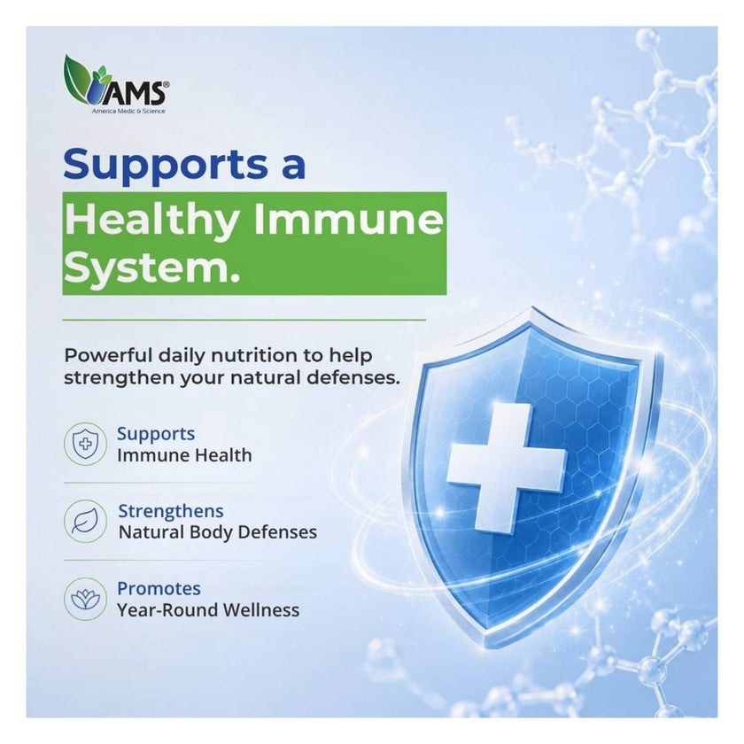 AMS Immunnexa 7-In-1 Capsules, Immune Booster - 60 Capsules