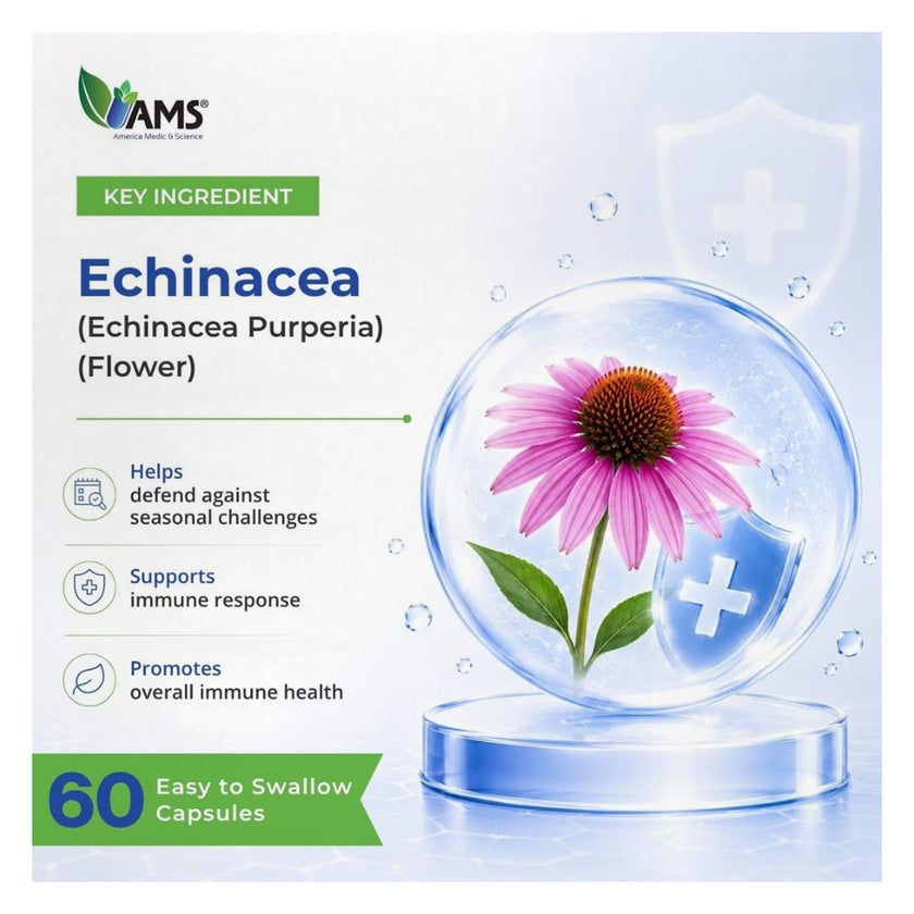 AMS Immunnexa 7-In-1 Capsules, Immune Booster - 60 Capsules