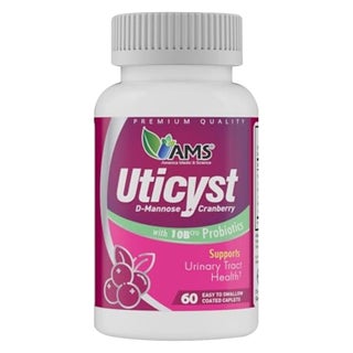 AMS Uticyst D-Mannose Cranberry, Urinary Tract Support - 60 Caplets