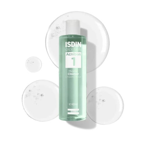 Isdin Oily Skin Acniben Micellar Cleanser Solution - 400ml