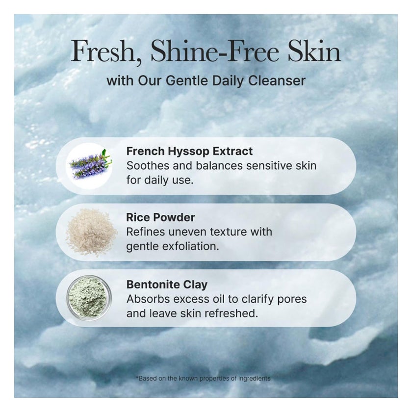 Arencia Fresh Blue Hyssop Rice Mochi Cleanser - 120g