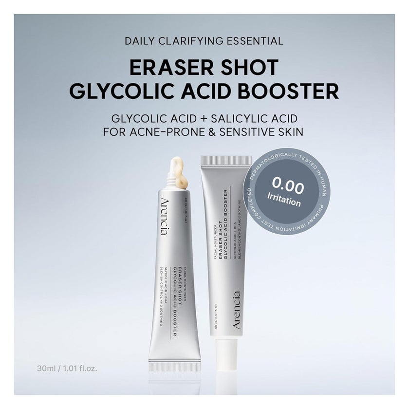 Arencia Eraser Shot Glycolic Acid Booster, Blemish Control - 30ml