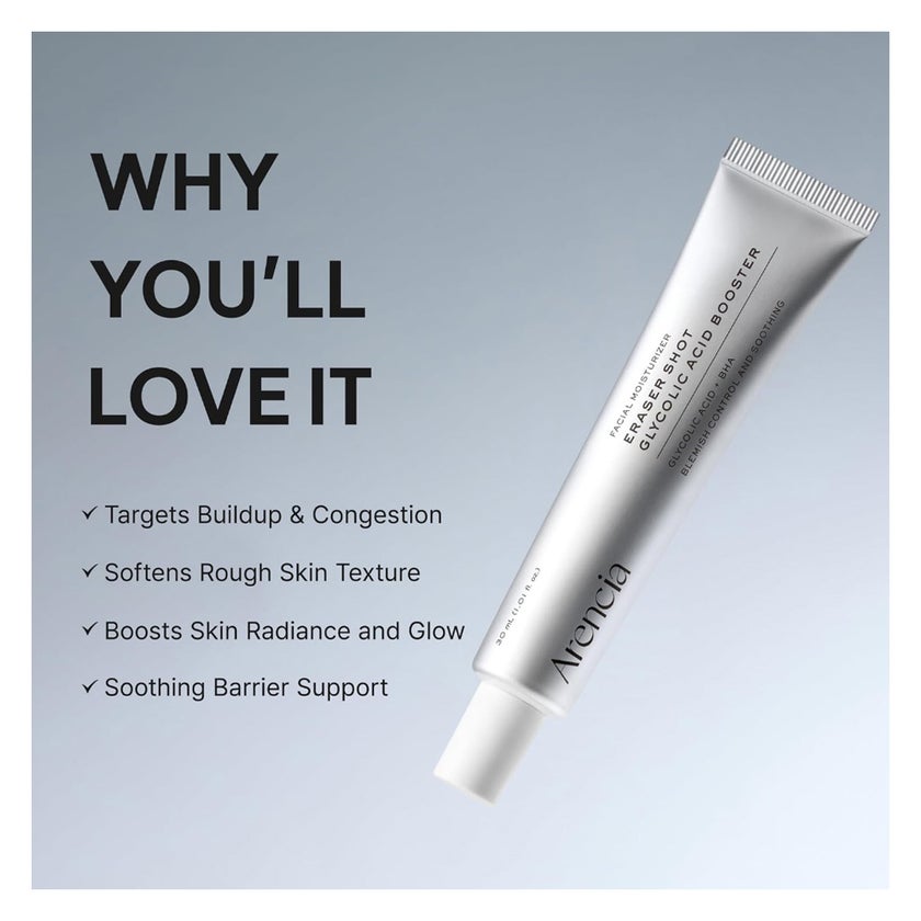 Arencia Eraser Shot Glycolic Acid Booster, Blemish Control - 30ml