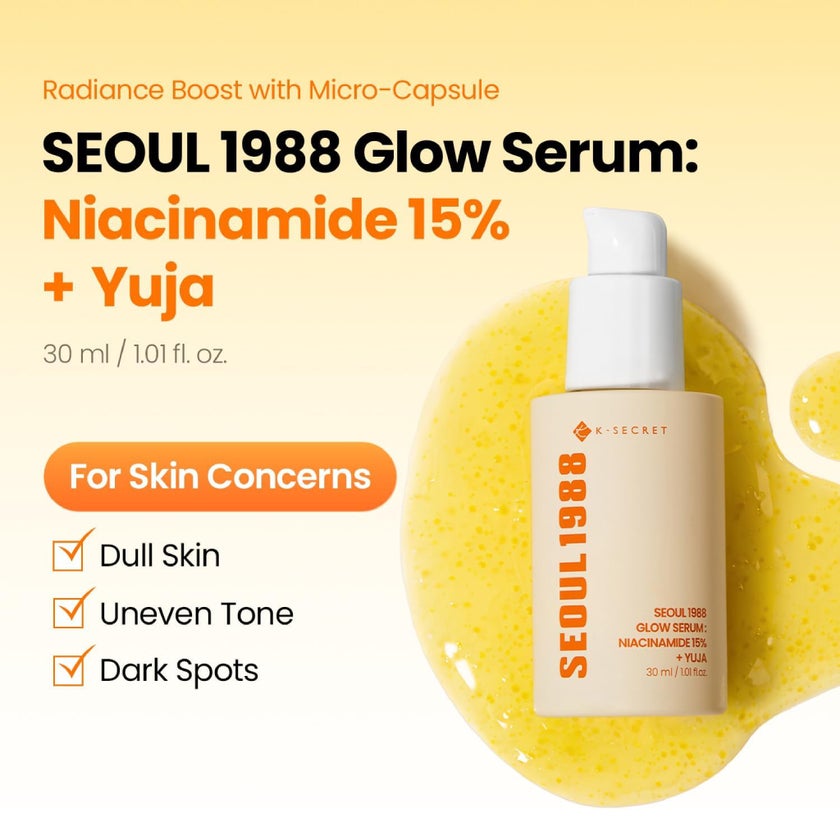 K-Secret Seoul 1988 Niacinamide 15% + Yuja Glow Serum - 30ml