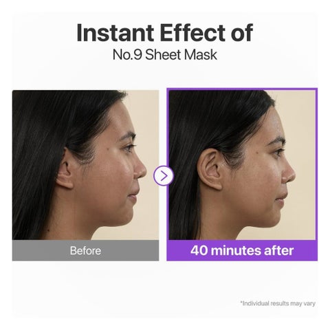 Numbuzin No. 9 NAD+ Bio Lifting-Sil Full Face Mask - 4 Sheet Mask